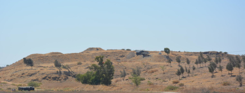 Tell Iztabba, view from north.